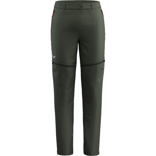 SALEWA-SALEWA-Puez-Talveno-DST-Zip-Off-Softshellhose-dark-olive-gruen SALEWA - SALEWA Puez Talveno DST Zip-Off Softshellhose dark olive