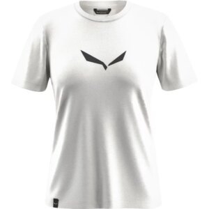 SALEWA - SALEWA Solid Dry T-Shirt white new logo