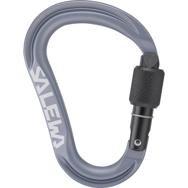 SALEWA-SALEWA-Ortles-HMS-M-Karabiner-grau-grau SALEWA - SALEWA Ortles HMS M Karabiner grau