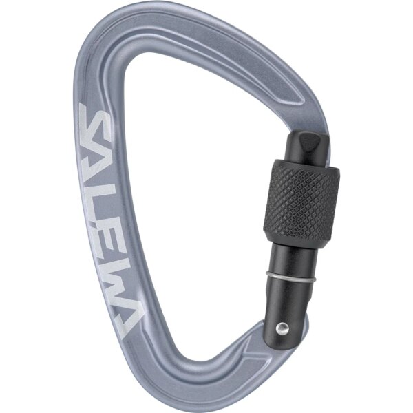 SALEWA-SALEWA-Ortles-Screw-Karabiner-grau-grau SALEWA - SALEWA Ortles Screw Karabiner grau