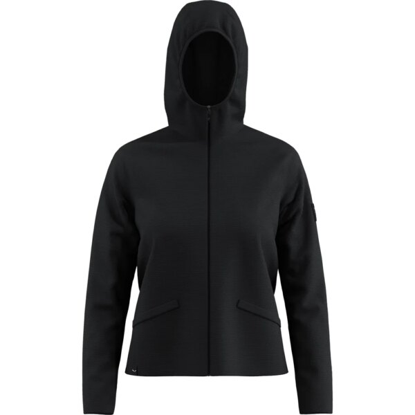 SALEWA - SALEWA Fanes Sarner Wollstrickjacke black out melange