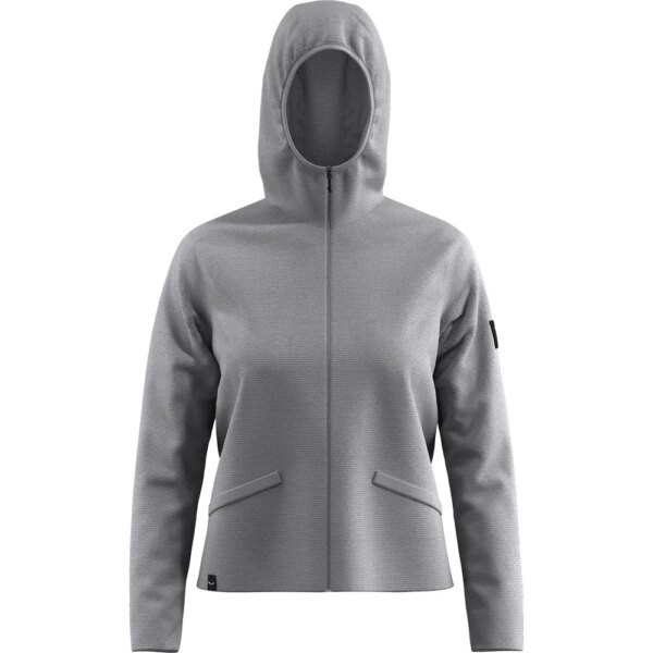 SALEWA-SALEWA-Fanes-Sarner-Wollstrickjacke-silver-melange-grau SALEWA - SALEWA Fanes Sarner Wollstrickjacke silver melange
