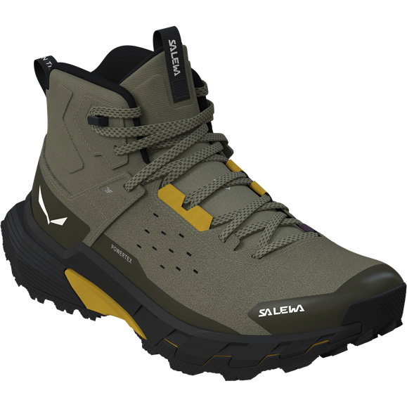 SALEWA - SALEWA Pedroc 2 Leather Mid Powertex® faded green