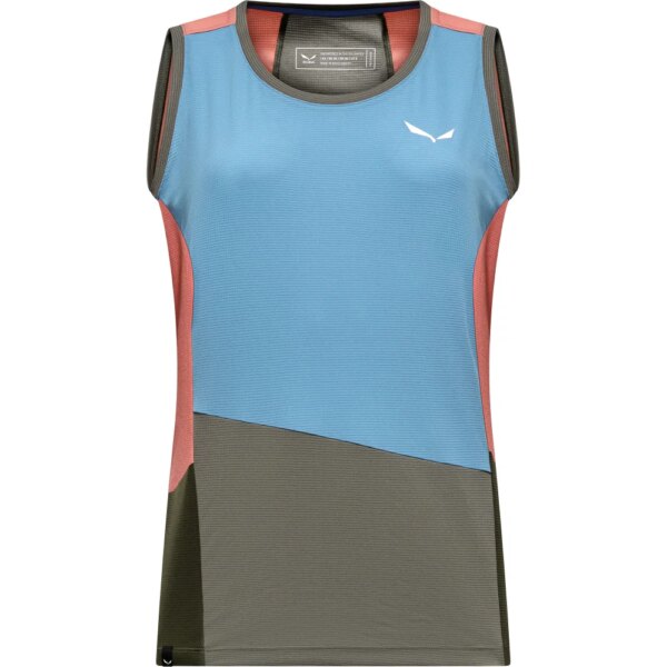 SALEWA-SALEWA-Puez-Sporty-Dry-Tanktop-morning-blue-blau SALEWA - SALEWA Puez Sporty Dry Tanktop morning blue