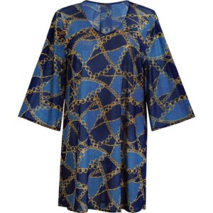 Anita - Anita Hawaii Tunika blue denim