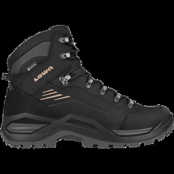 LOWA-LOWA-Renegade-EVO-GORE-TEX®-MID-Wanderschuhe-schwarz-schwarz LOWA - LOWA Renegade EVO GORE-TEX® MID Wanderschuhe schwarz