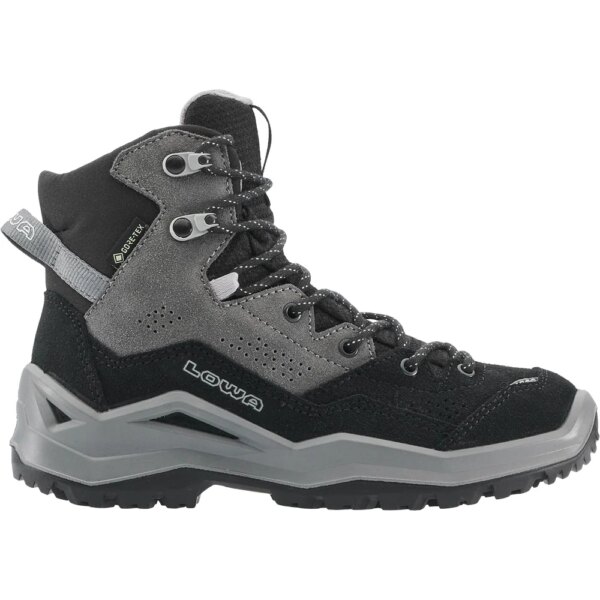 LOWA-LOWA-Wandax-GORE-TEX®-MID-JR-Wanderschuhe-Kinder-schwarz-schwarz LOWA - LOWA Wandax GORE-TEX® MID JR Wanderschuhe Kinder schwarz