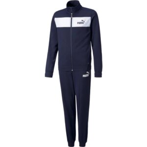 Puma - Puma Polyester Trainingsanzug Kinder peacoat