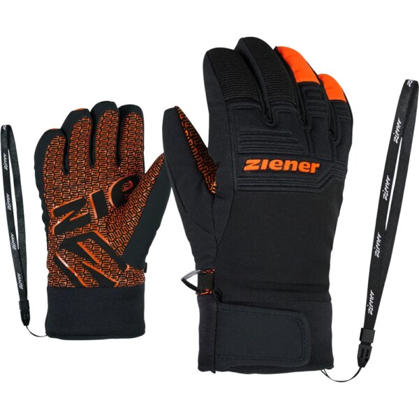 Ziener - Ziener Lanus AS® PR Handschuhe Kinder hellorange