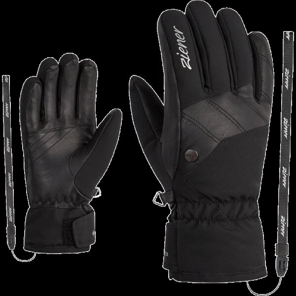 Ziener-Ziener-Keala-GORE-TEX®-Handschuhe-schwarz-schwarz Ziener - Ziener Keala GORE-TEX® Handschuhe schwarz