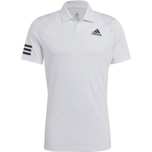 adidas - adidas Tennis Club 3-Streifen Poloshirt weiß schwarz