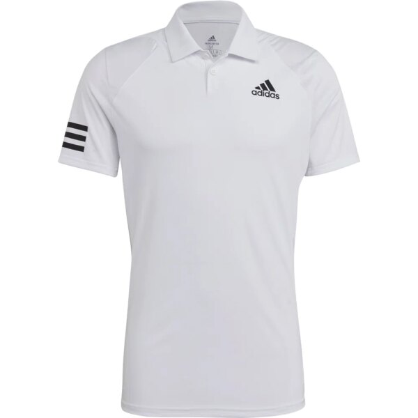 adidas-adidas-Tennis-Club-3-Streifen-Poloshirt-weiss-schwarz-weiss adidas - adidas Tennis Club 3-Streifen Poloshirt weiß schwarz