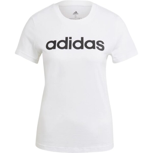 adidas-adidas-Essentials-Slim-Logo-T-Shirt-weiss-weiss adidas - adidas Essentials Slim Logo T-Shirt weiß