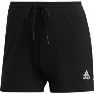 adidas - adidas Essentials Slim 3-Streifen Shorts schwarz