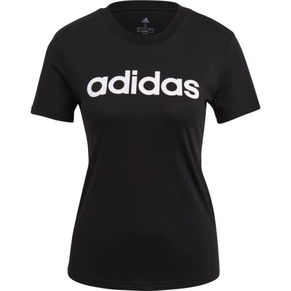 adidas-adidas-Essentials-Slim-Logo-T-Shirt-schwarz-schwarz adidas - adidas Essentials Slim Logo T-Shirt schwarz