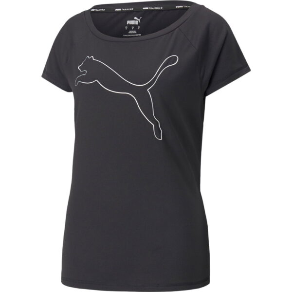 Puma-Train-Favorite-Jersey-Cat-T-Shirt-puma-black-schwarz Puma - Puma Train Favorite Jersey Cat T-Shirt puma black