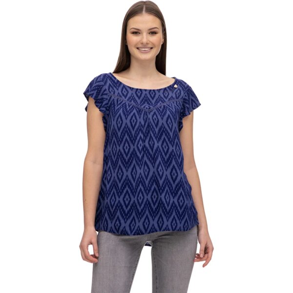 ragwear-ragwear-Ikkat-Top-night-blue-blau ragwear - ragwear Ikkat Top night blue