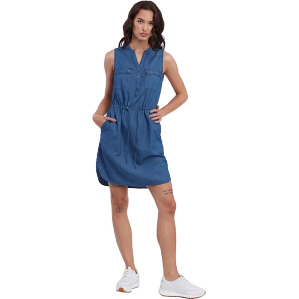 ragwear - ragwear Roissin Denim Blusenkleid denim blue