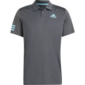 adidas - adidas Tennis Club 3-Streifen Poloshirt grey six