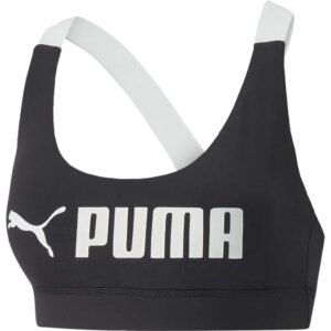 Puma - Puma Mid Impact Fit Sport BH puma black
