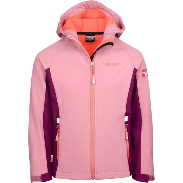 Trollkids-Trollkids-Kristiansand-Softshelljacke-Maedchen-orchid-rosapink Trollkids - Trollkids Kristiansand Softshelljacke Mädchen orchid