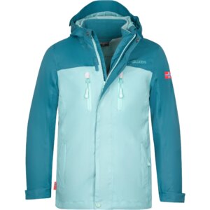Trollkids - Trollkids Bryggen 3in1 Doppeljacke Mädchen Teal