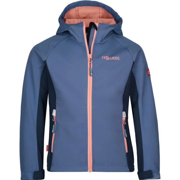 Trollkids-Trollkids-Kristiansand-Softshelljacke-Maedchen-lotus-blue-blau Trollkids - Trollkids Kristiansand Softshelljacke Mädchen lotus blue