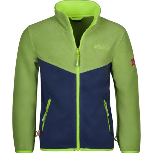 Trollkids - Trollkids Oppdal Fleecejacke Kinder kiwi