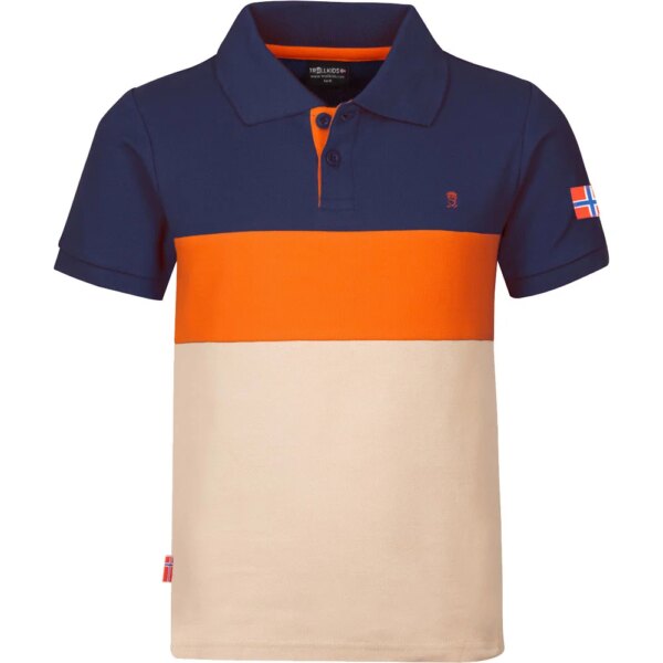 Trollkids - Trollkids Eikefjord Polo Shirt Kinder desert