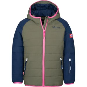 Trollkids - Trollkids Hafjell Pro Schneejacke Kinder dusky olive