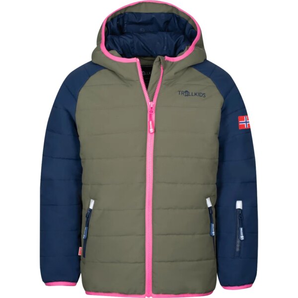 Trollkids-Trollkids-Hafjell-Pro-Schneejacke-Kinder-dusky-olive-gruen Trollkids - Trollkids Hafjell Pro Schneejacke Kinder dusky olive