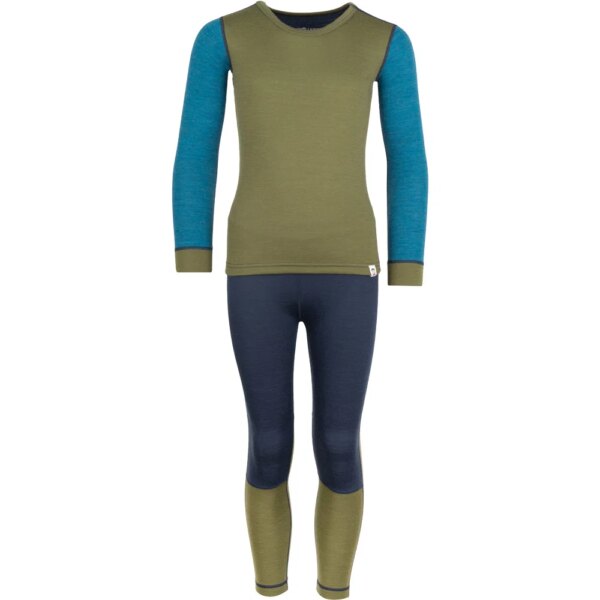 Trollkids-Trollkids-Merino-Baselayer-Set-II-Kinder-pine-green-gruen Trollkids - Trollkids Merino Baselayer Set II Kinder pine green