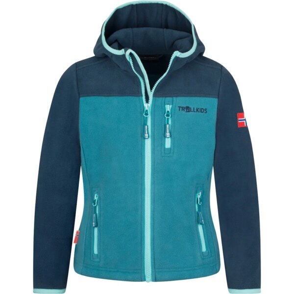 Trollkids-Trollkids-Stavanger-Fleecejacke-Kinder-dark-marine-blau Trollkids - Trollkids Stavanger Fleecejacke Kinder dark marine