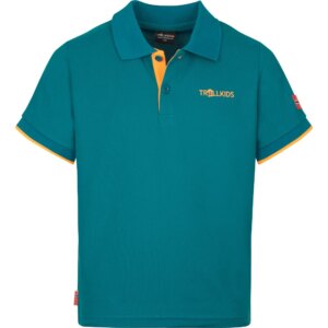 Trollkids - Trollkids Bergen Polo XT Shirt Kinder lagoon green