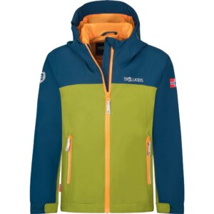 Trollkids - Trollkids Telemark Hardshelljacke Kinder pear green
