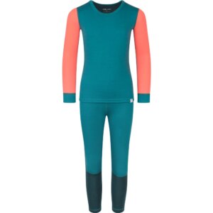 Trollkids - Trollkids Merino Baselayer Set II Kinder ocean green