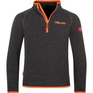 Trollkids - Trollkids Nordland Fleece-Pullover Kinder schwarz