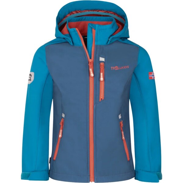Trollkids-Trollkids-Balestrand-Softshelljacke-Kinder-summernight-blue-blau Trollkids - Trollkids Balestrand Softshelljacke Kinder summernight blue