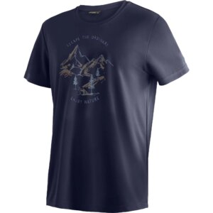 Maier - Sports Dieter Print T-Shirt night sky