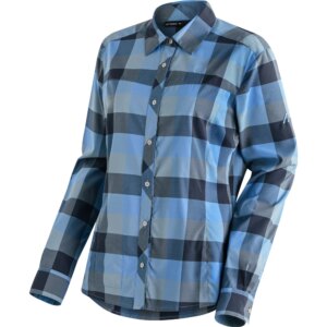 Maier - Sports Kendra Langarmbluse blue check