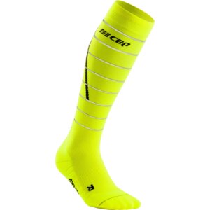 CEP - CEP Reflective Compression Socken neon yellow