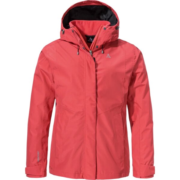 Schöffel - Schöffel Okere 3in1 Hardshelljacke baked rose
