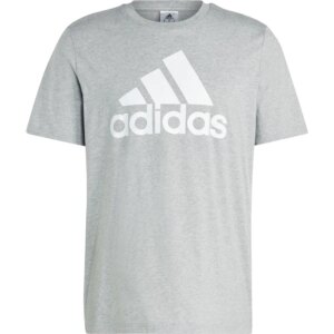adidas - adidas Essentials Single Jersey Big Logo T-Shirt medium grey heather