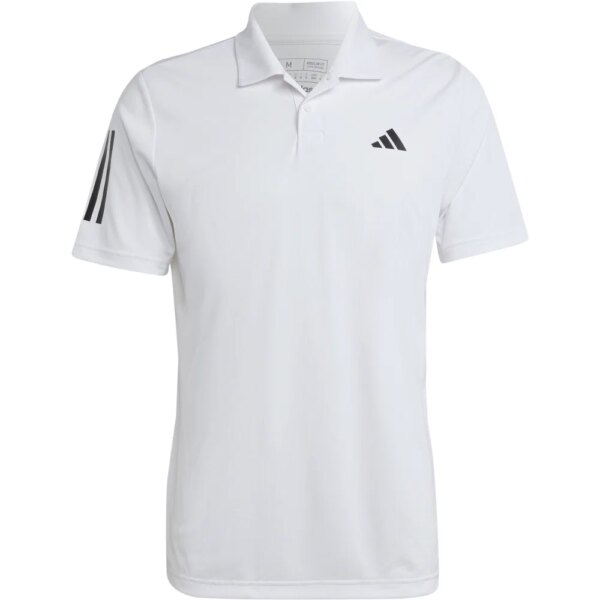 adidas - adidas Club 3-Streifen Tennis Poloshirt weiß