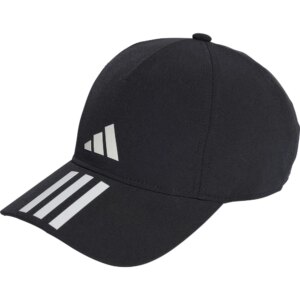 adidas - adidas 3-Streifen Aeroready Running Training Baseball Kappe schwarz