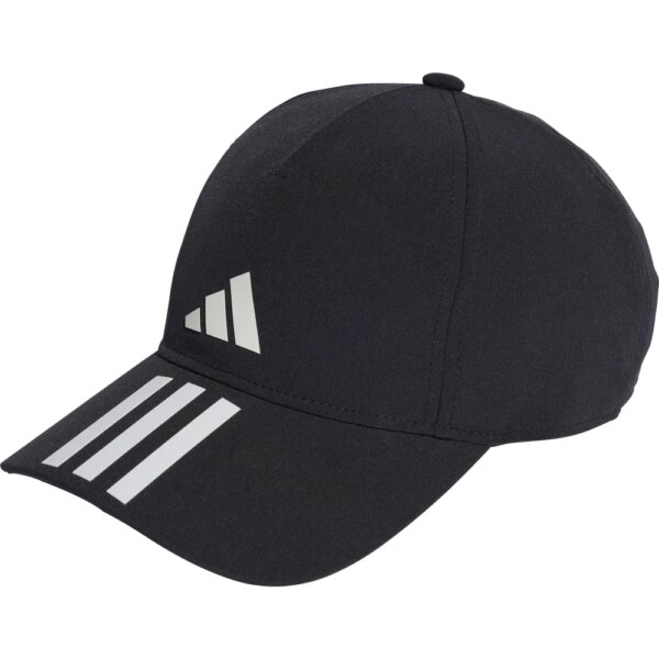 adidas-adidas-3-Streifen-Aeroready-Running-Training-Baseball-Kappe-schwarz-schwarz adidas - adidas 3-Streifen Aeroready Running Training Baseball Kappe schwarz