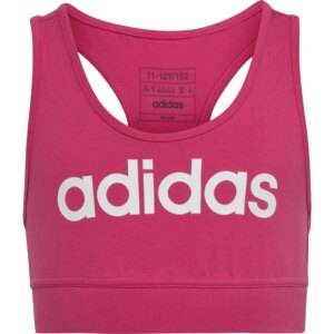 adidas - adidas Essentials Linear Logo Cotton Sport BH Mädchen semi lucid fuchsia
