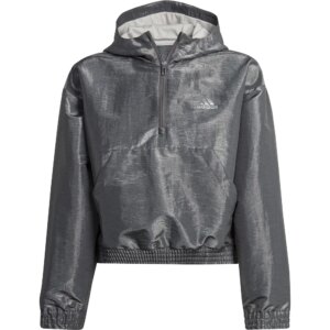 adidas - adidas Dance Woven Half-Zip Kapuzenjacke Mädchen grey six