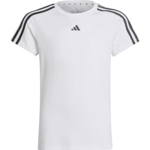adidas - adidas Train Essentials Aeroready 3-Streifen T-Shirt Mädchen weiß