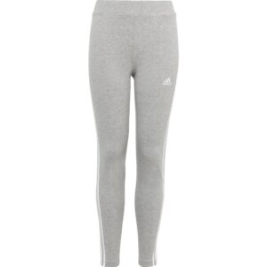 adidas - adidas Essentials 3-Streifen Cotton Leggings Mädchen medium grey heather